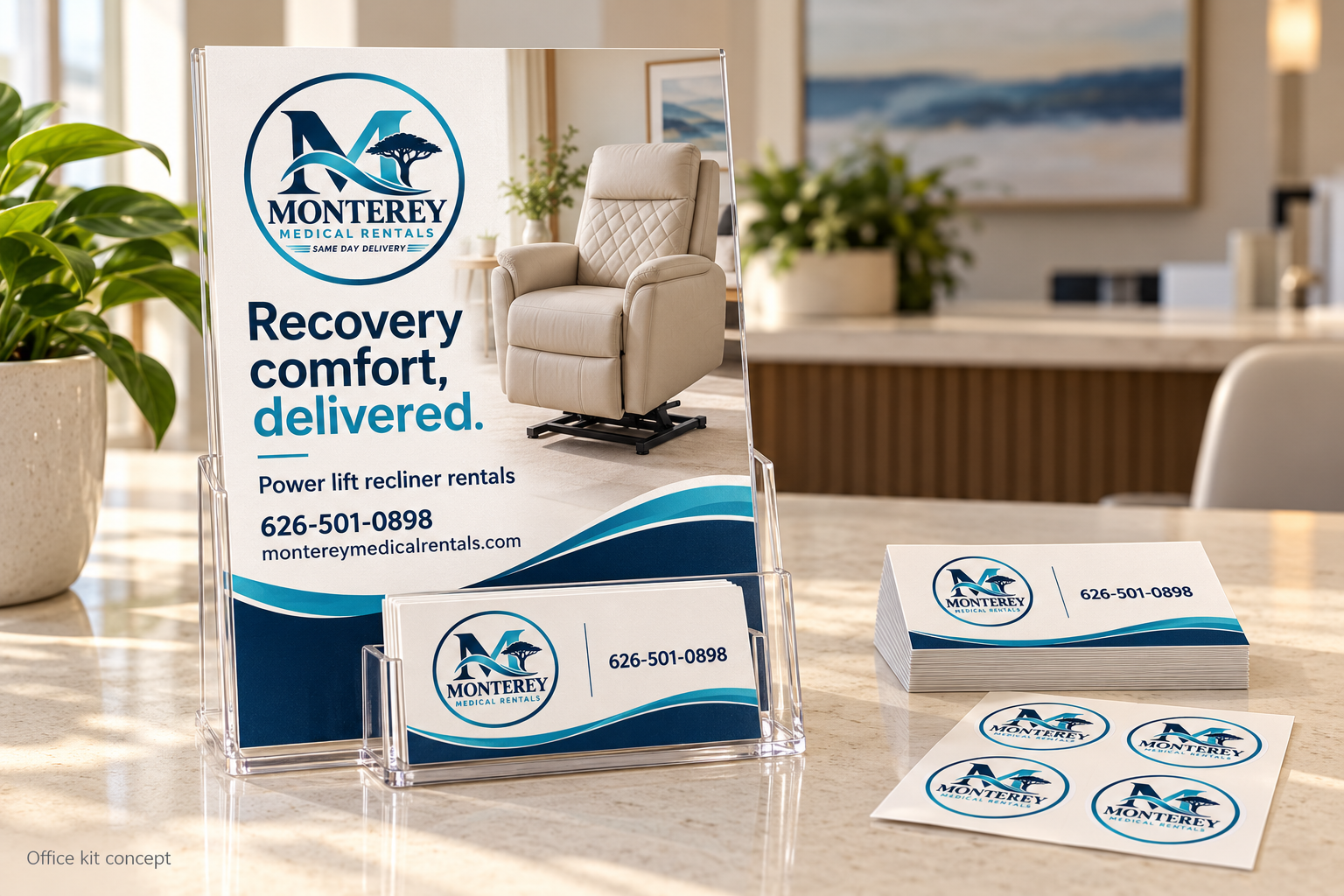 Monterey Medical Rentals office kit concept